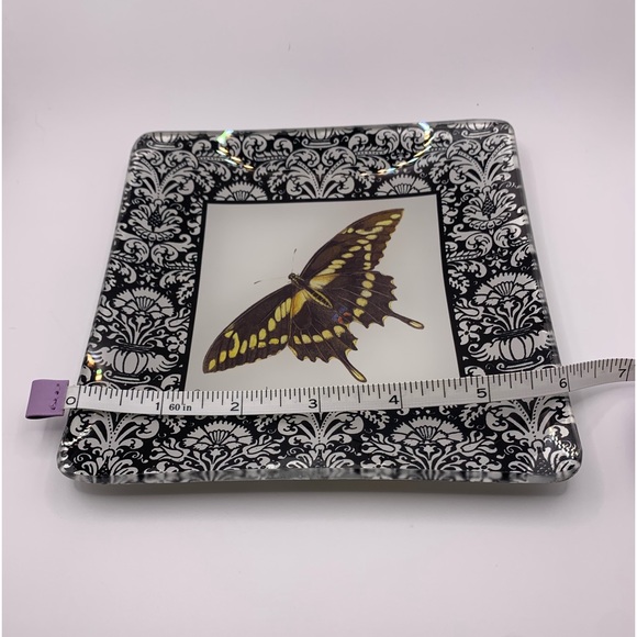 NATURE'S JOURNEY by Marjolein Bastin, Swallowtail Glass Tray - Picture 3 of 6